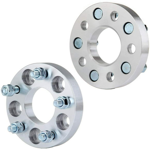 SCITOO 2X 6x5 12x1.5 78.1mm 1.5 Wheel Spacers 6 lug Silver fits for 2002-2006 for GMC Envoy XL 2002-2009 for Chevrolet Trailblazer 